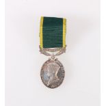 George VI efficiency medal with Territorial clasp to 903367 GNR R E CASSIDY (Royal Artillery)