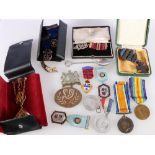 WWI medal pair to 31044 PTE A PLEVIN MANCH R (Manchester Regiment),