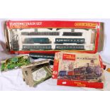 Hornby OO gauge electric train set, BR Inter-city boxed, Tri-ang RS70 clockwork train set boxed,