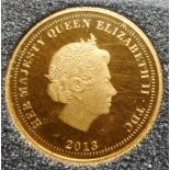 United Kingdom. Quarter-guinea. Elizabeth II. 2013. Proof. One of 2013. Cased.