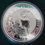 Australia. 1 Kookaburra. 1 kilo pure silver.