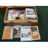 Carlisle & Cumbria. A carton of pamphlets, softback publications & ephemera.