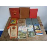 POSTAGE STAMPS. 3 slim albums & stockbooks, c.