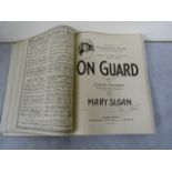 Sheet Music. 2 bound quarto vols. incl. litho & chromolitho wrappers, c.1890's/1900's.