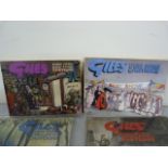 GILES. Express Cartoon Annuals. The first five in the series, nos. 1 to 5. Oblong. Orig. pict.