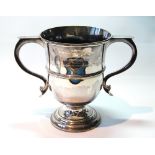 Silver two-handled cup of Georgian style, 'Highland and Agricultural Society of Scotland...