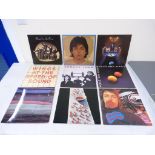 Nine LP's by Paul McCartney/Wings.