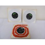 Three 45rpm records inc Northern Soul on Action by Bobby Bland and Billy Sa-Rae.