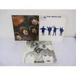 Three Beatles LP's on Yellow Black Parlophone to include Revolver (Matrix 605-2/606-2),