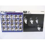 Two Beatles LP's With The Beatles Matrix 7N/7N) and A Hard Day's Night (Matrix 3N/3N) with Emitex