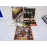 Four Beatles LP's and Freddie and the Dreamers LP to include Revolver and With The Beatles