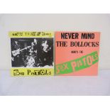 Two Sex Pistols LP's to include Never Trust A Hippy and Never Mind The Bollocks (Canadian pressing)