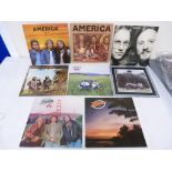 Eight America LP's to include Homecoming (green WB label),