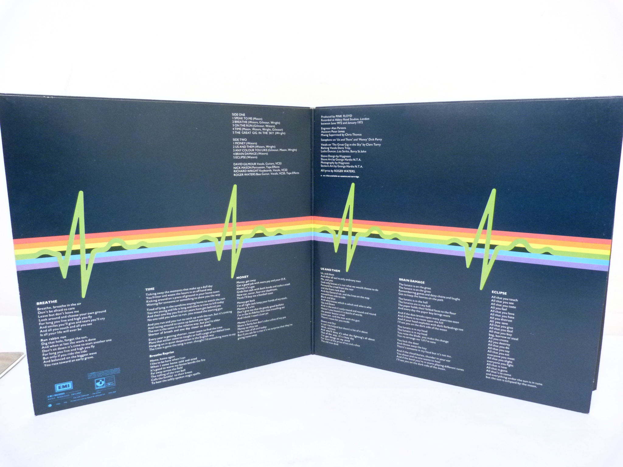Three Pink Floyd LP's to include Meddle 1st Press (Matrix 1U/1U), - Image 6 of 8