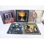 Four Jethro Tull LP's to include Benefit and Aqualung on Green Chrysalis and Heavy Horses,