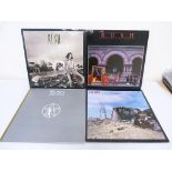 Four UK original Rush LP's to include Permanent Waves and Archives. Condition Report.