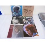 Twelve Bob Dylan LP's to include Desire, Blood On The Tracks, Hard Rain and Blonde on Blonde.