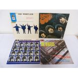 Four Beatles LP's including UK pressings of A Hard Day's Night,