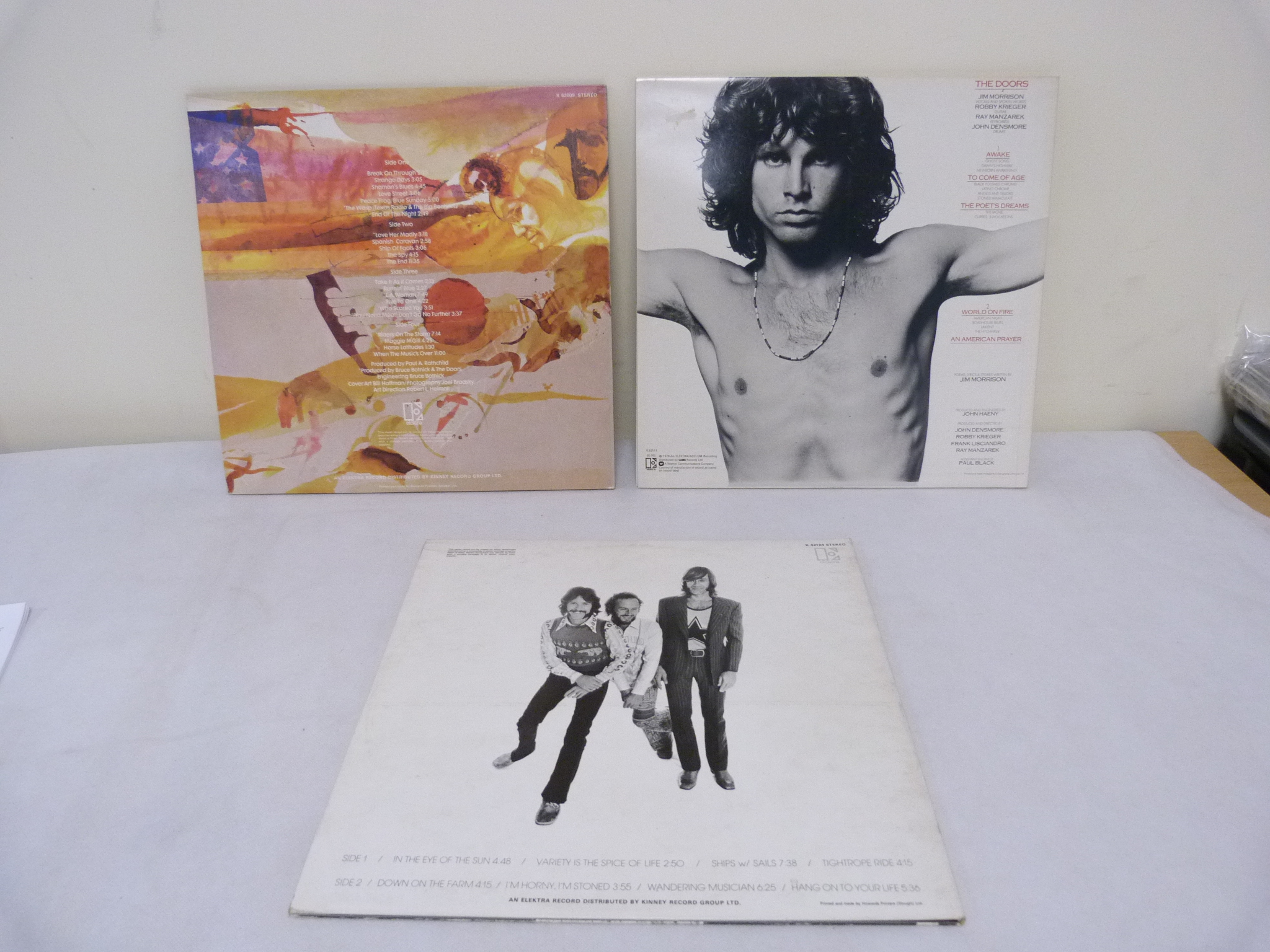 Three Doors LP's to include Other Voices, Weird Scenes and An American Prayer (with booklet). - Image 2 of 9