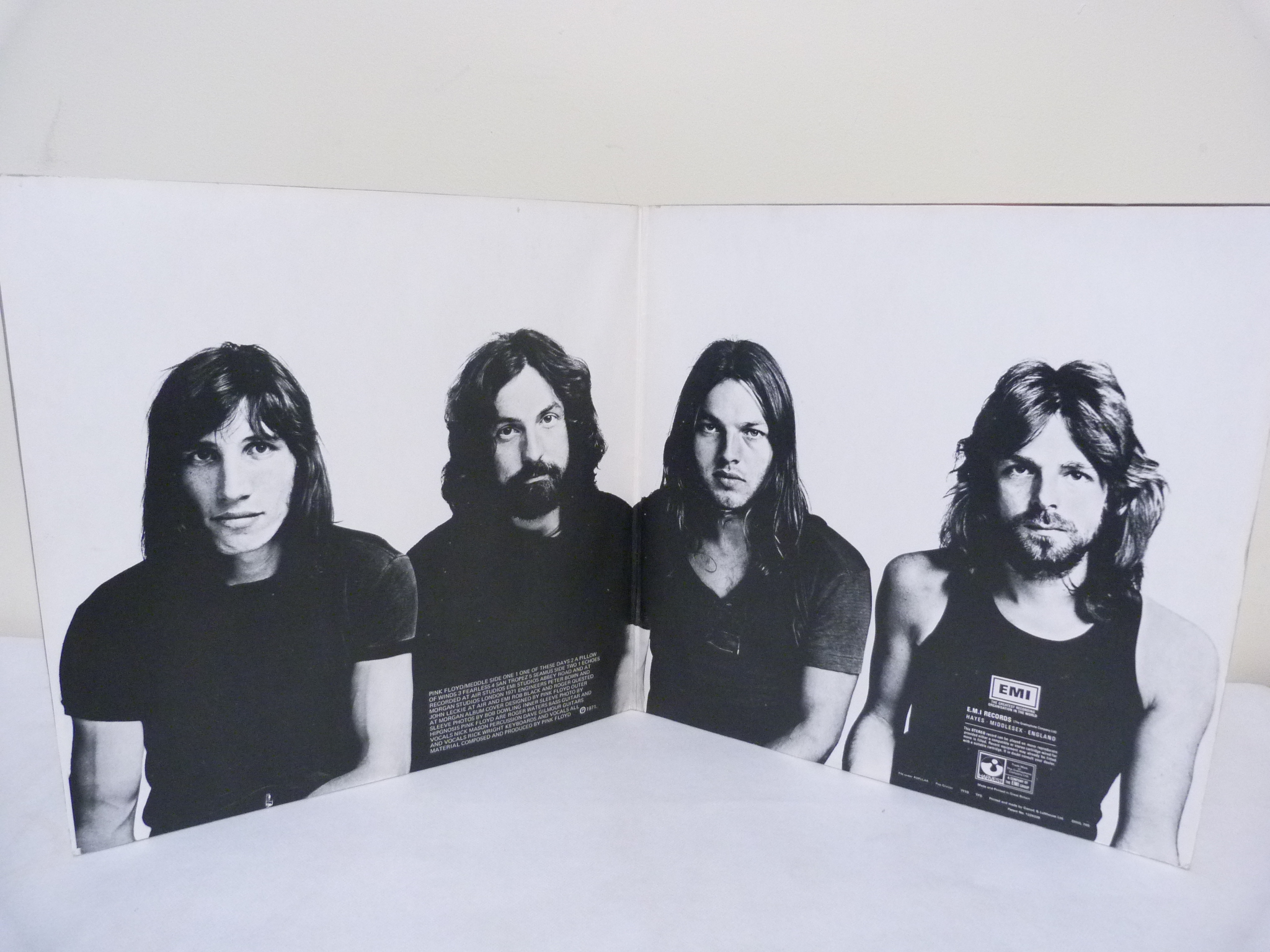 Three Pink Floyd LP's to include Meddle 1st Press (Matrix 1U/1U), - Image 4 of 8