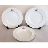 Beatrix Potter: Minton soup plate & two dinner plates from the dinner service used by Beatrix