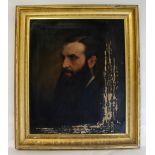 VICTORIAN SCHOOL. Portrait of a gentleman. Oil on canvas. 59.5cm x 50cm.