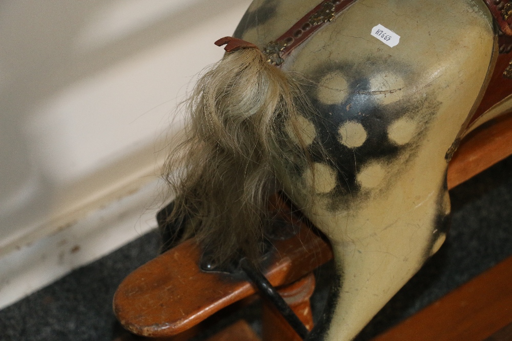 Victorian handpainted rocking horse with head tilted to right hand side, - Image 3 of 3
