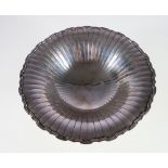 George V silver fluted bowl, Birmingham 1933 makers Ollivant and Botsford 22cm diameter 324g.