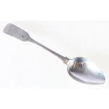 Tea spoon, fiddle pattern by T.