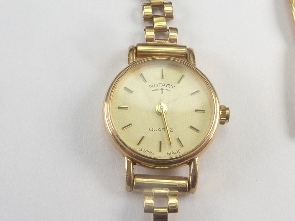 Lady's Rotary 9ct gold watch. - Image 2 of 2