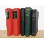 LYELL SIR CHARLES. Life, Letters & Journals. 2 vols. Port. frontis. Rebound red cloth. Ex lib.
