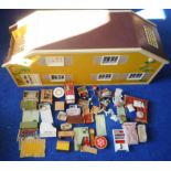 Lundby of Sweden doll's house. 87cm x 27cm x 37cm high. With box of furniture.