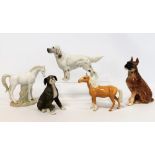 Two Beswick figures: English Setter "Bayldone Baronet", no.