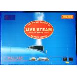 Hornby. 00 gauge Live Steam. Mallard. Un-used, boxed. With DVD.