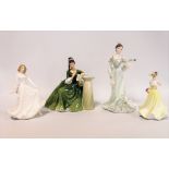 Two Royal Doulton figures: "Secret Thoughts", HN2382, 16cm high and "Good Luck",