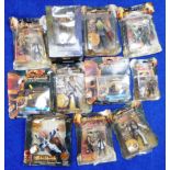 Pirates of the Caribbean. Fourteen various figures. Packaged.