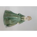 Worcester porcelain figure, "Grandmother's Dress", modelled by F. G. Doughty, no. 3081, 16.5cm high.