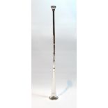 Silver doubter of hunting horn form by S. Mordan & Co., c. 1910, 30cm.