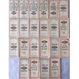 Quantity (22) of LGOC Bus POCKET MAPS dated from 1929-1930. A complete, consecutive run for those