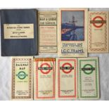 Selection of London tram EPHEMERA comprising 1932 Metropolitan Electric Tramways 'Bye-Laws and
