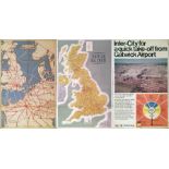 Selection of British Railways double-royal POSTERS comprising 1950 "International Connections" by