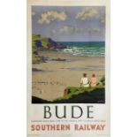 1947 Southern Railway double-royal POSTER 'Bude' by Sir Herbert Alker Tripp CBE (1883-1954). Depicts