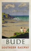 1947 Southern Railway double-royal POSTER 'Bude' by Sir Herbert Alker Tripp CBE (1883-1954). Depicts