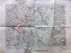 A MAP of the 'Amersham & District [bus] Routes as at 24.11.33' produced by F H Stingemore and