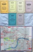 Selection of 1920s/30s London Underground 'Guide to Underground Travel' etc POCKET BOOKLETS with