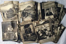 Considerable quantity (61) of LONDON TRANSPORT MAGAZINES for the years 1956 (Oct-Dec), 1957 (