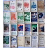Quantity (20) of LCC Tramways POCKET MAPS dated from 1921-1933, all different, plus a small