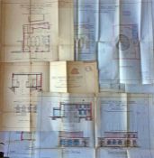 Selection of architects' drawings, plans and elevations for the Great Northern & City Railway's
