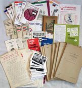 Quantity of London Transport EPHEMERA incl PRESS RELEASES (1960s-1980s), 1950s INTERNAL REPORTS on