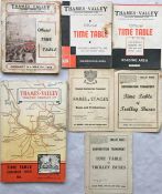 Selection of Thames Valley Traction Co Ltd TIMETABLE BOOKLETS comprising issues dated Jan-May 1934 &